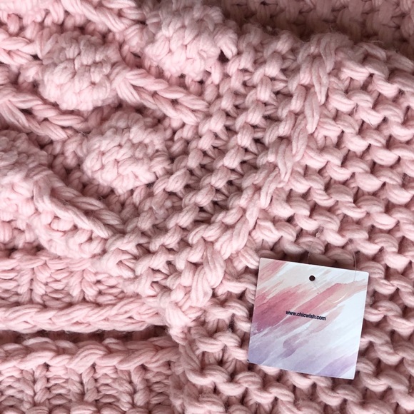 NWT Chick Wish Pom Pom Sweater Cardigan - Picture 6 of 8